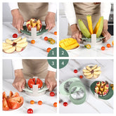 4 in 1 Fruit Slicer Set Apple Slicer Mango Corer Kitchen Tool for Fruits Vegetables Efficient Cutting New HomeGoods